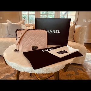 Chanel boy bag, large, calf skin
